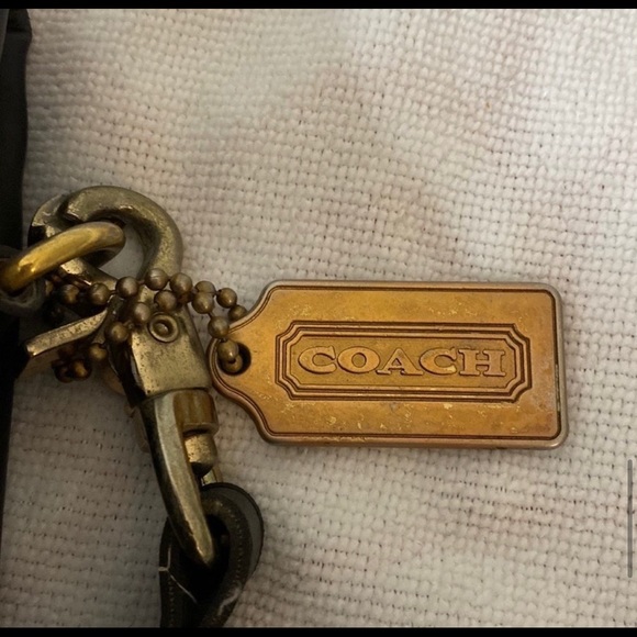 Vintage Coach Black Leather Briefcase - EUC - Picture 8 of 9